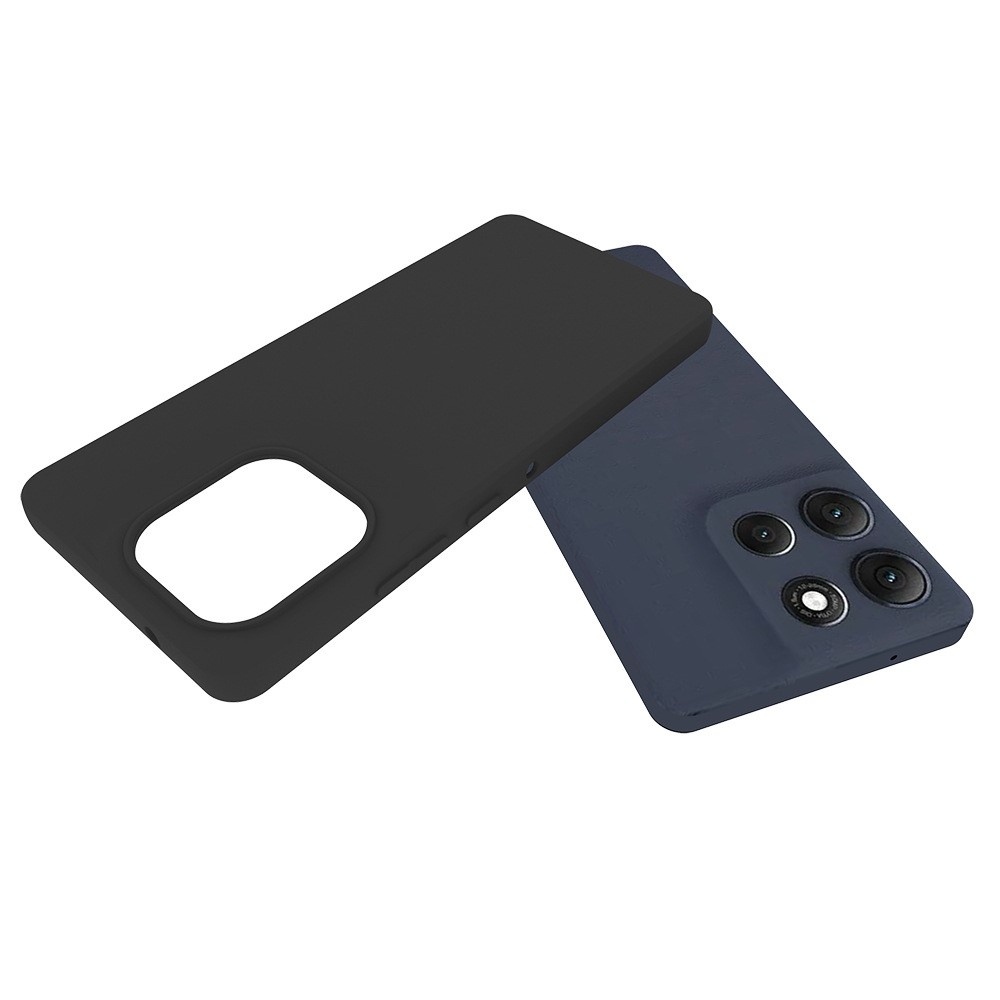 Matný gelový obal na Motorola Moto G86 Power 5G - černý