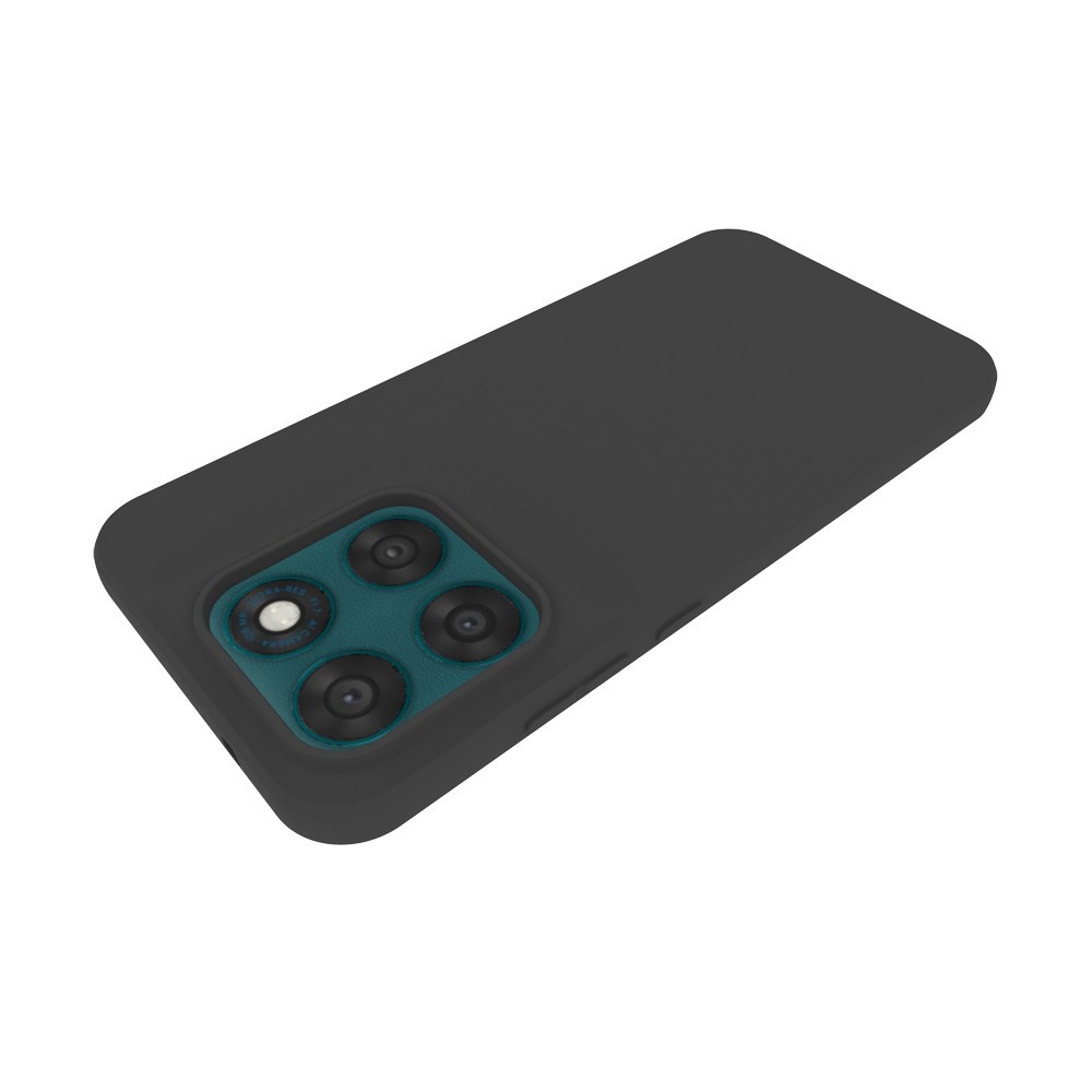 Matný gelový obal na Motorola Moto G87 5G/G77 5G/G67 5G - černý