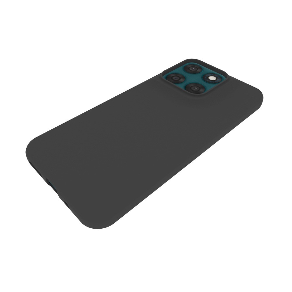Matný gelový obal na Motorola Moto G87 5G/G77 5G/G67 5G - černý