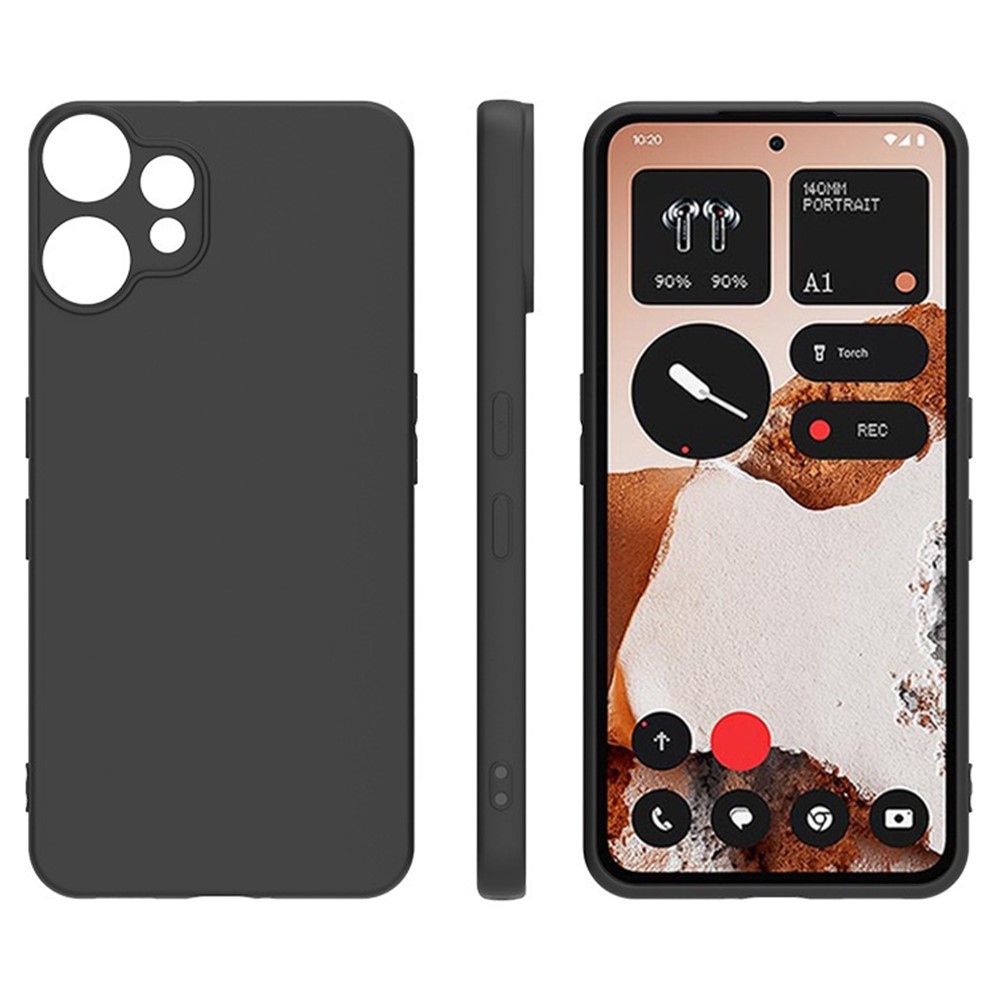 Matný gelový obal na Nothing CMF Phone 2 Pro - černý