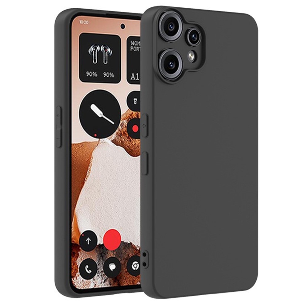 Matný gelový obal na Nothing CMF Phone 2 Pro - černý