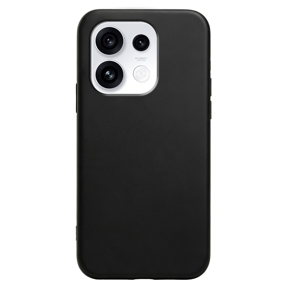 Matný gelový obal na Oppo Reno 16 Pro 5G/Oppo Reno 16 5G - černý