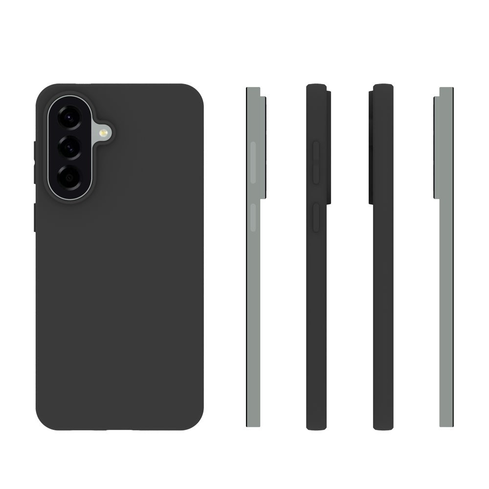 Matný gelový obal na Samsung Galaxy A57 5G - černý