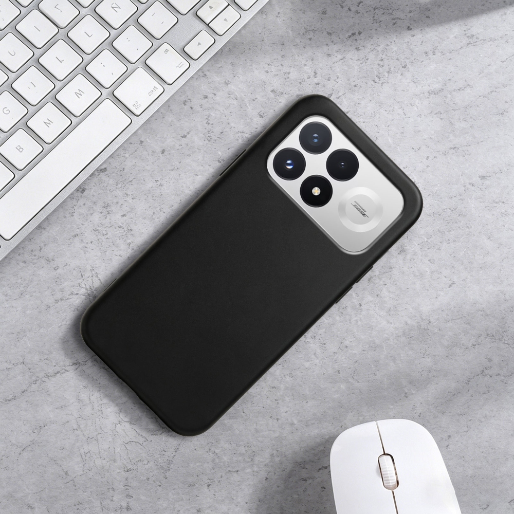 Matný gelový obal na Xiaomi Poco F9 Pro 5G - černý