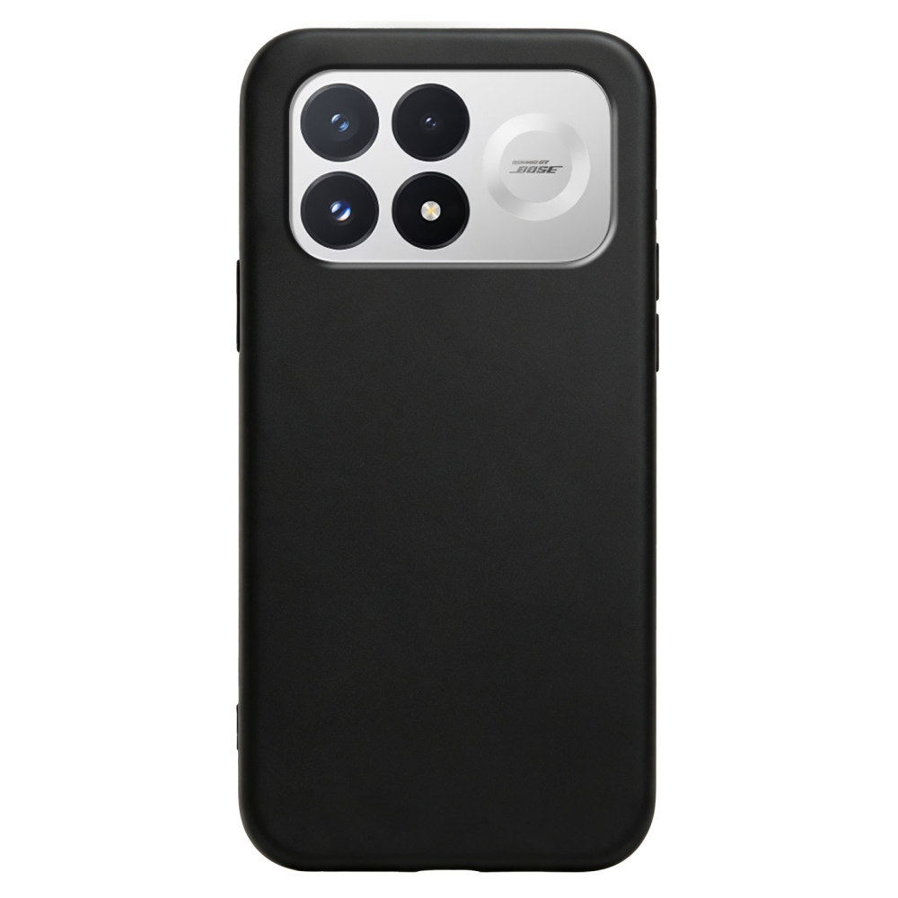 Matný gelový obal na Xiaomi Poco F9 Pro 5G - černý