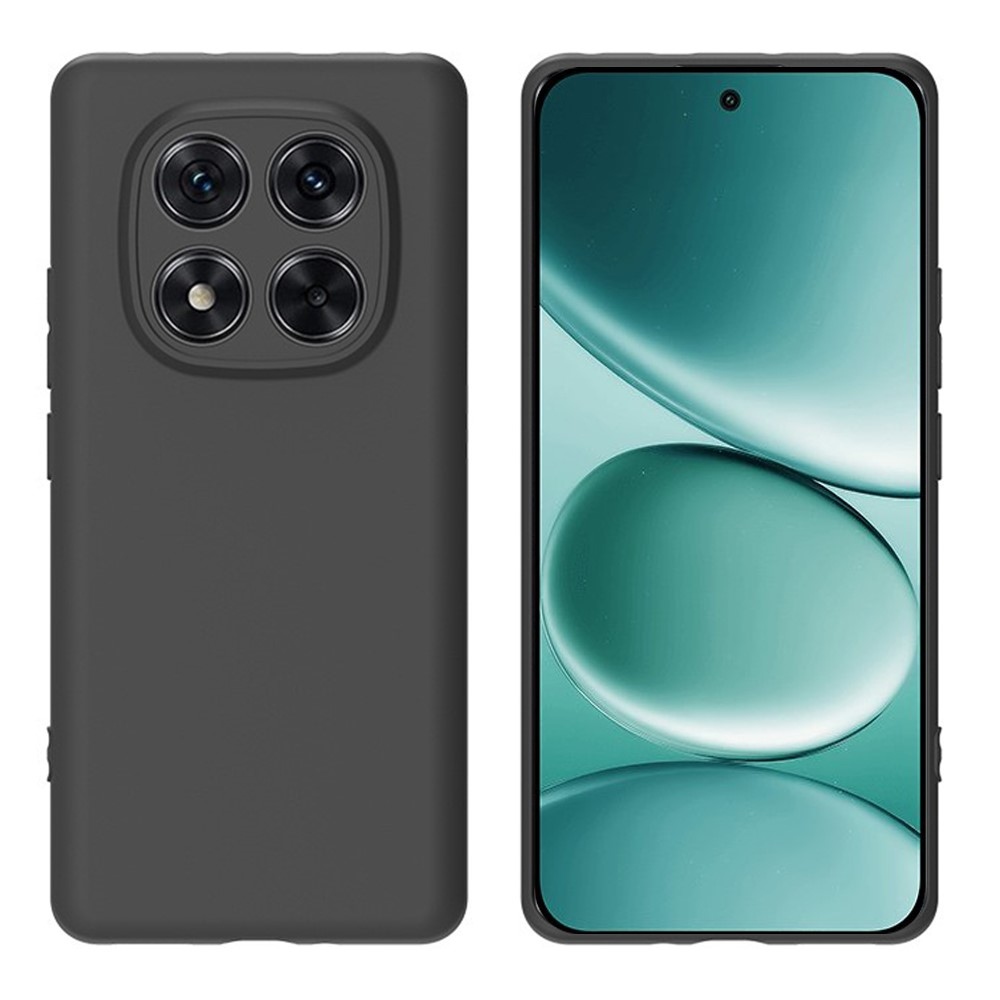 Matný gelový obal na Xiaomi Redmi Note 15 Pro+ 5G - černý