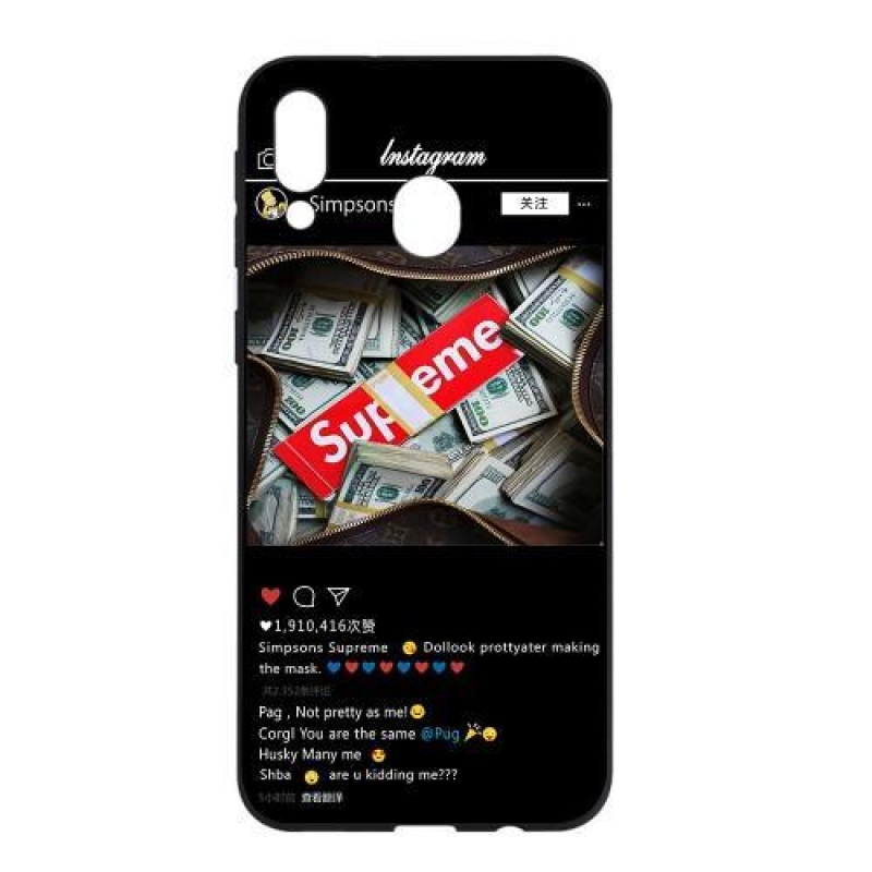 Matte gelový obal na mobil Samsung Galaxy A30 - instagram