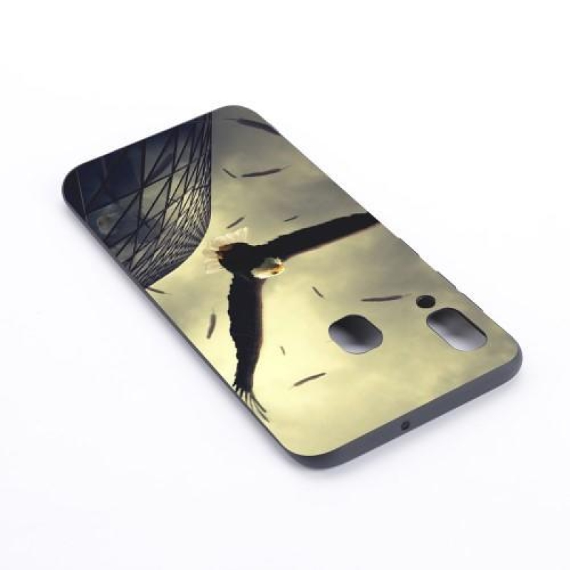 Matte gelový obal na mobil Samsung Galaxy A30 - orel