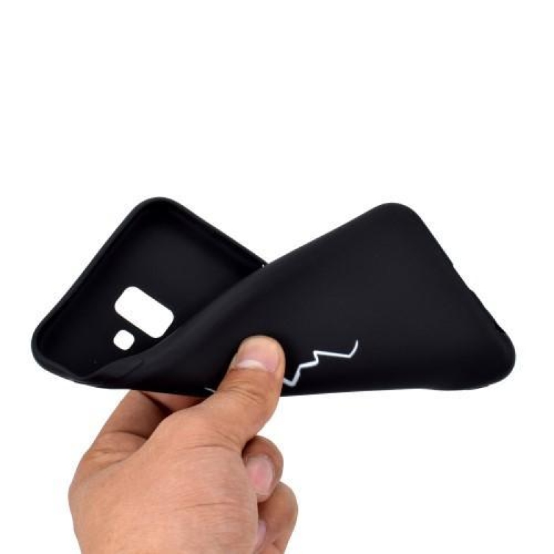 Matte gelový obal na mobil Samsung Galaxy J6 Plus - abstraktní