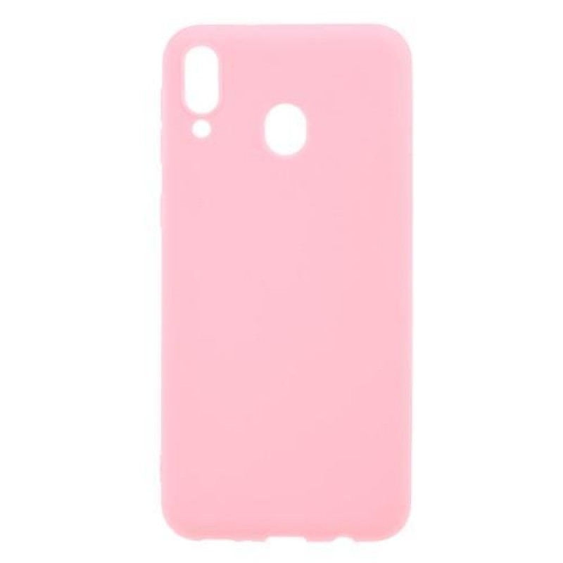 Matte gelový obal na mobil Samsung Galaxy M20 - růžový