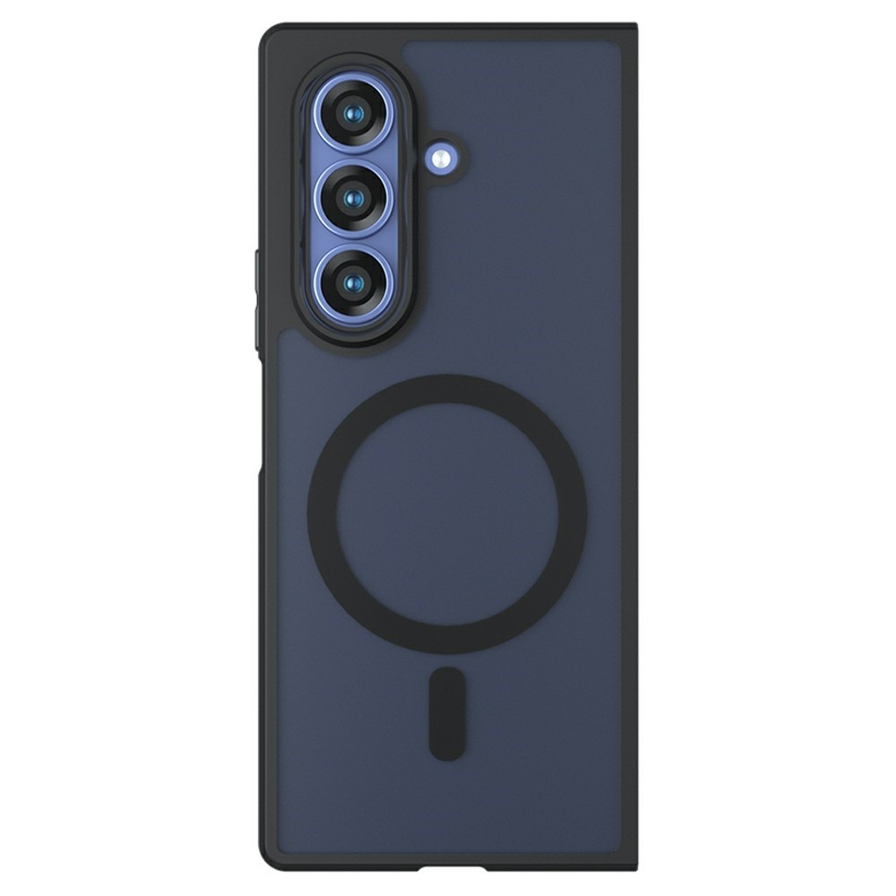 Matte gelový obal s pevnými zády a MagSafe na Samsung Galaxy Z Fold8 Ultra 5G - černý