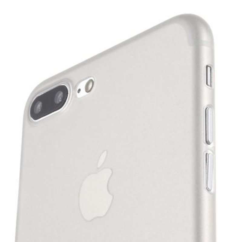 Matte plastový obal na iPhone 7 Plus a iPhone 8 Plus - šedý