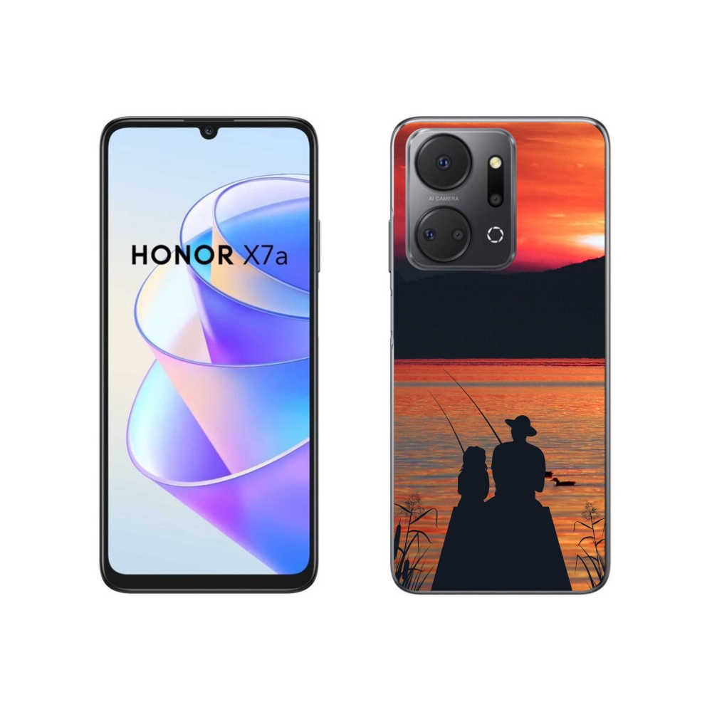Gelový kryt mmCase na Honor X7a - rybaření 3