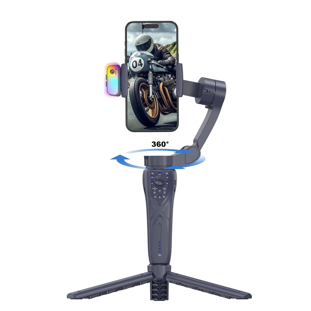F12 Pro 3osý gimbal stabilizátor na mobil s AI sledováním
