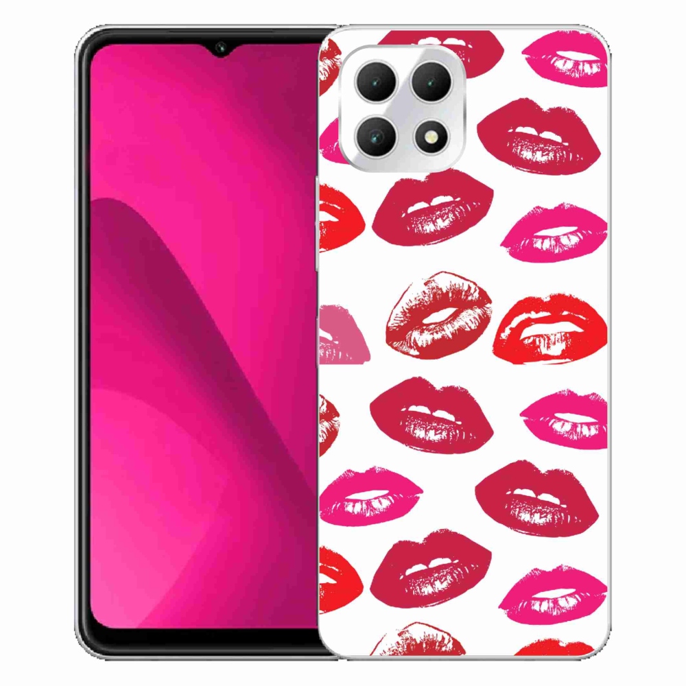 Gelový kryt mmCase na T-Mobile T Phone 2 - rty