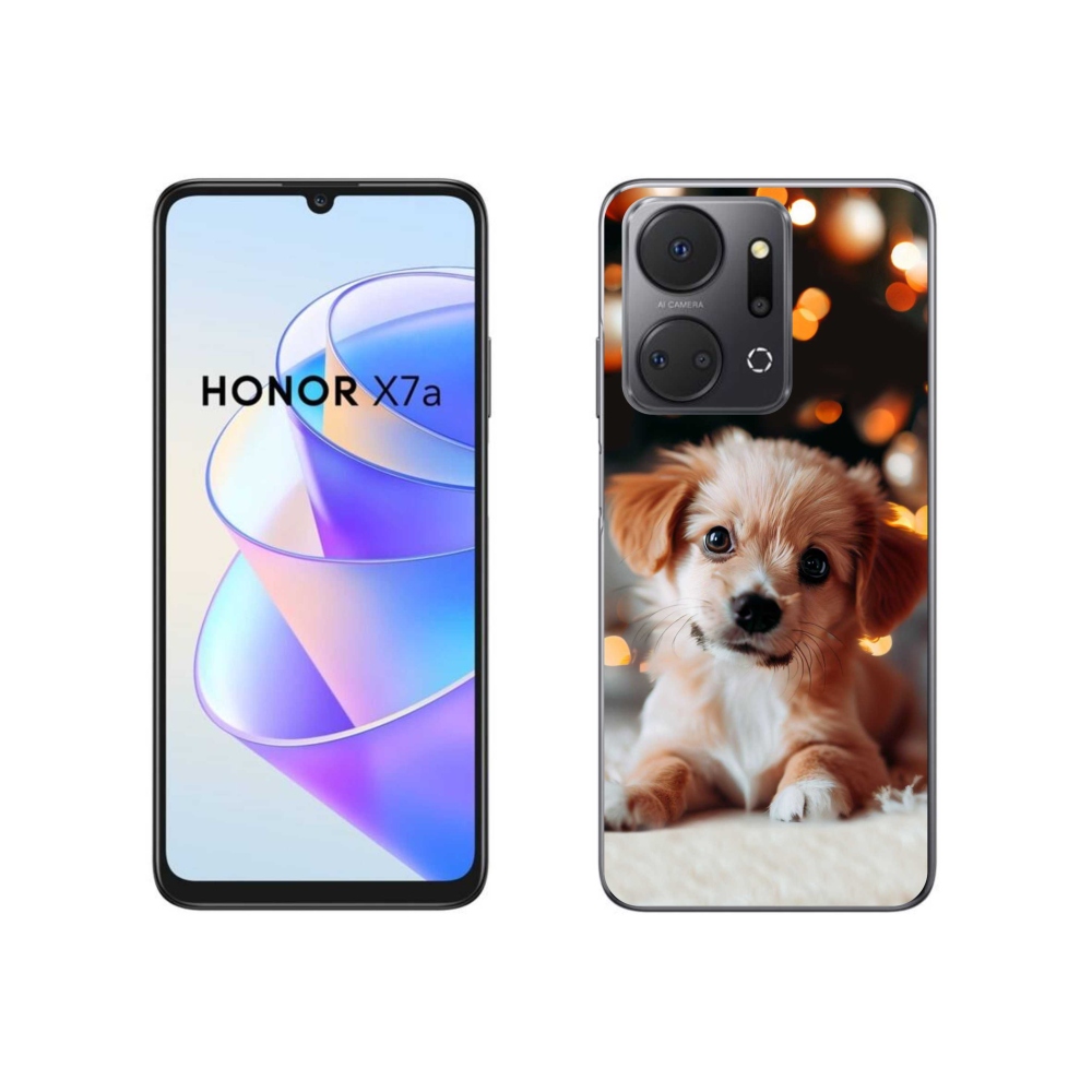 Gelový kryt mmCase na Honor X7a - štěňátko