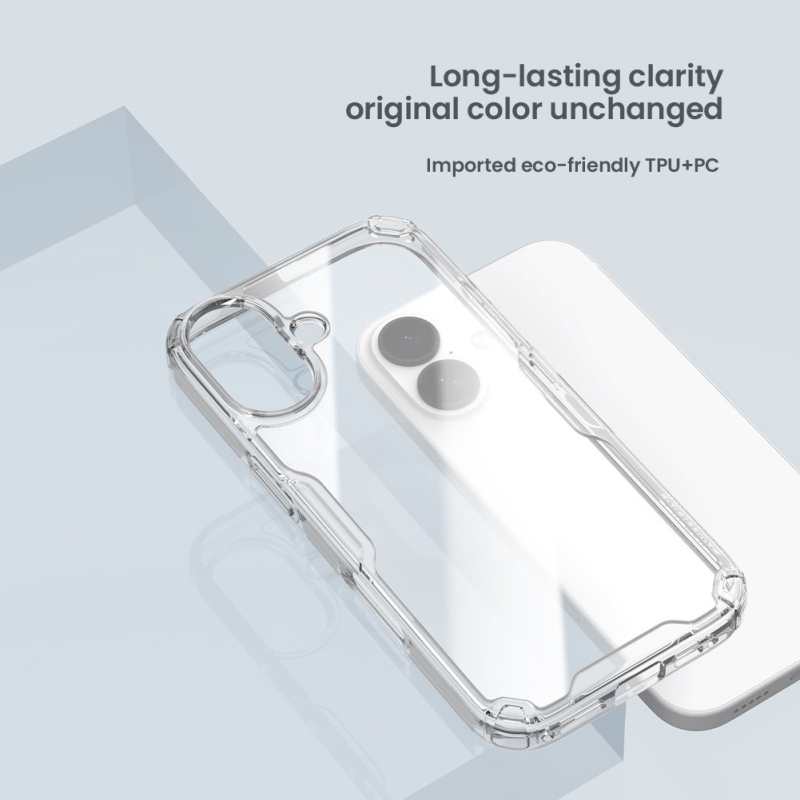 Nillkin Nature TPU PRO Kryt pro Apple iPhone 17 Transparent Black