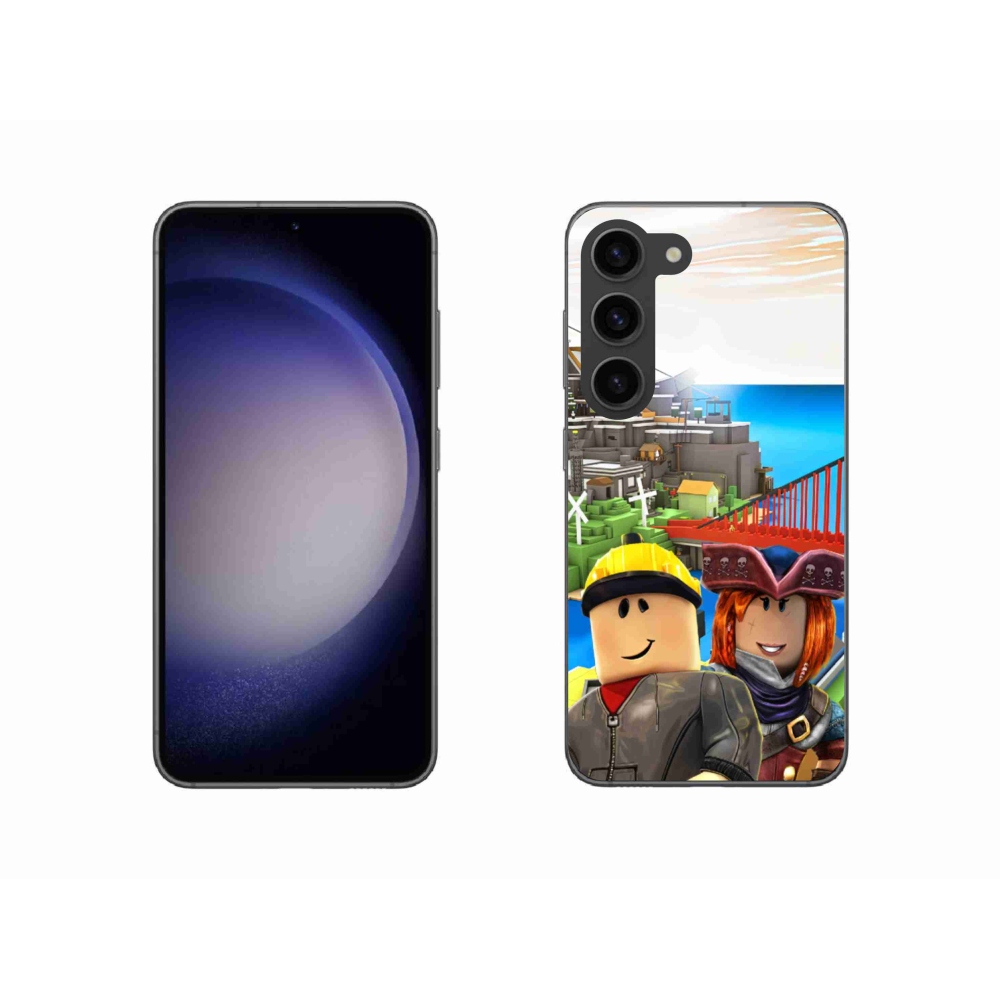 Gelový kryt mmCase na Samsung Galaxy S23 5G - roblox 1
