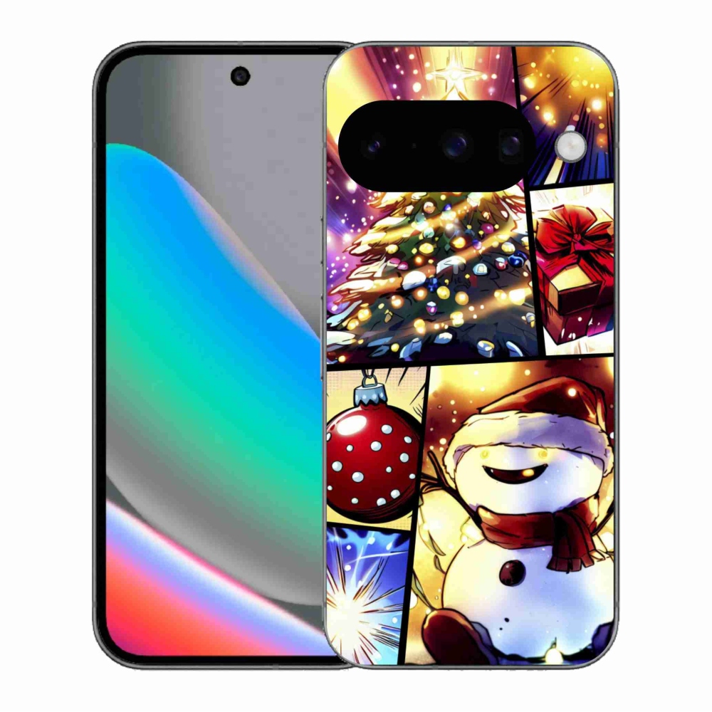 Gelový kryt mmCase na Google Pixel 10 - vánoční motivy 1