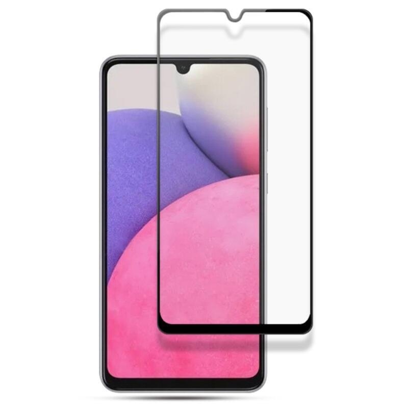 MCL celoplošné tvrzené sklo na mobil Samsung Galaxy A33 5G - černé