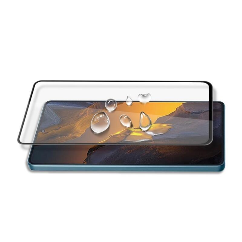MCL celoplošné tvrzené sklo na Xiaomi Poco F5 - černé