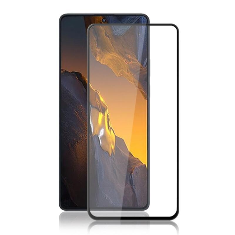MCL celoplošné tvrzené sklo na Xiaomi Poco F5 - černé