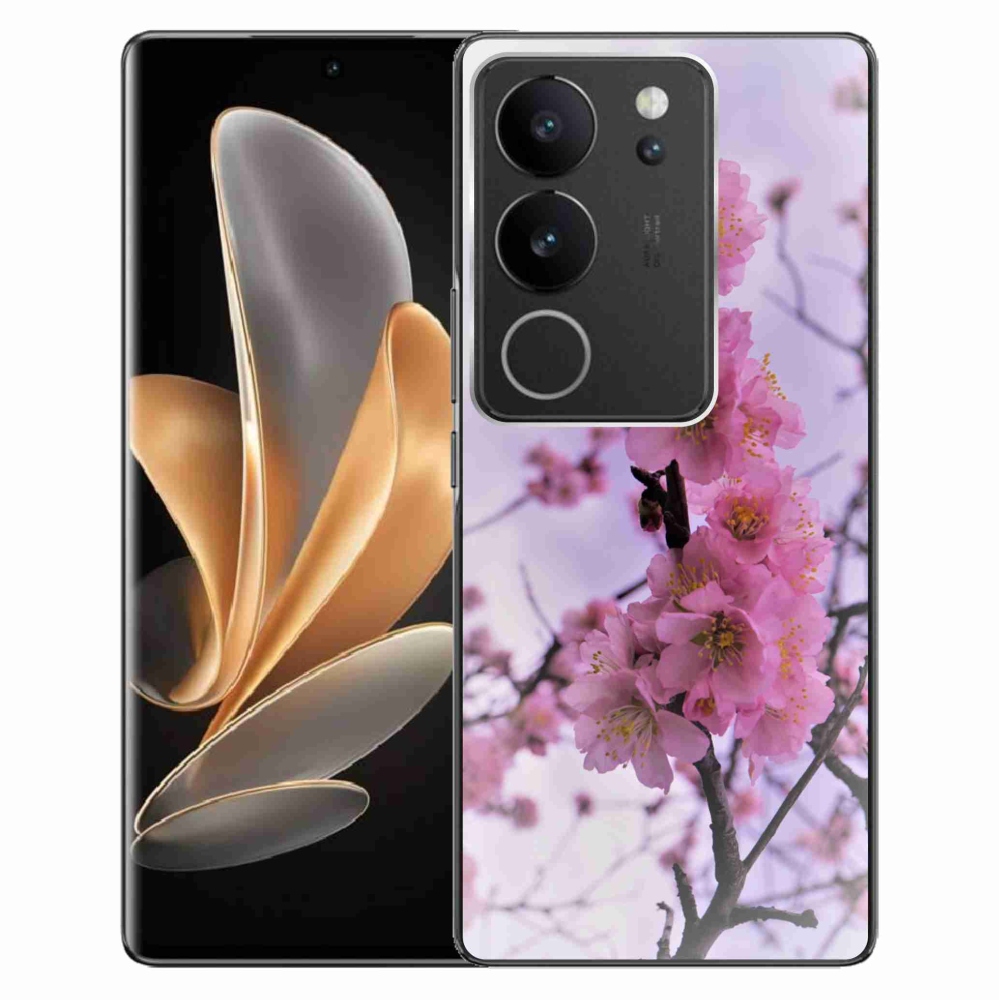 Gelový kryt mmCase na Vivo V29 5G - květiny 7