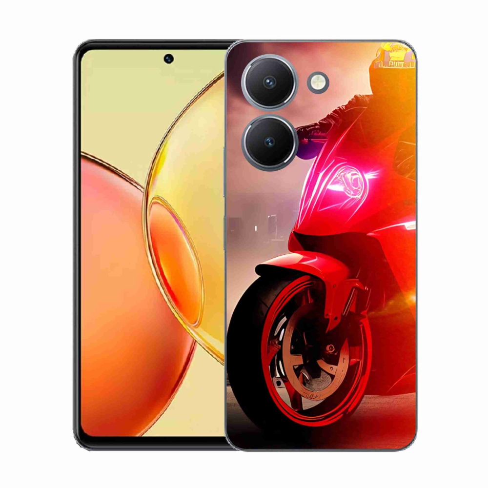 Gelový kryt mmCase na Vivo Y36 - motorka