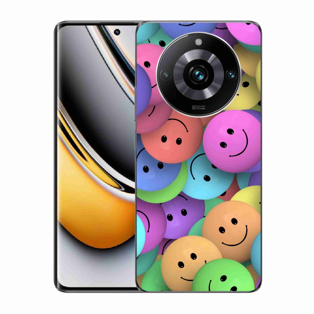 Gelový kryt mmCase na Realme 11 Pro/11 Pro+ - barevní smajlíci