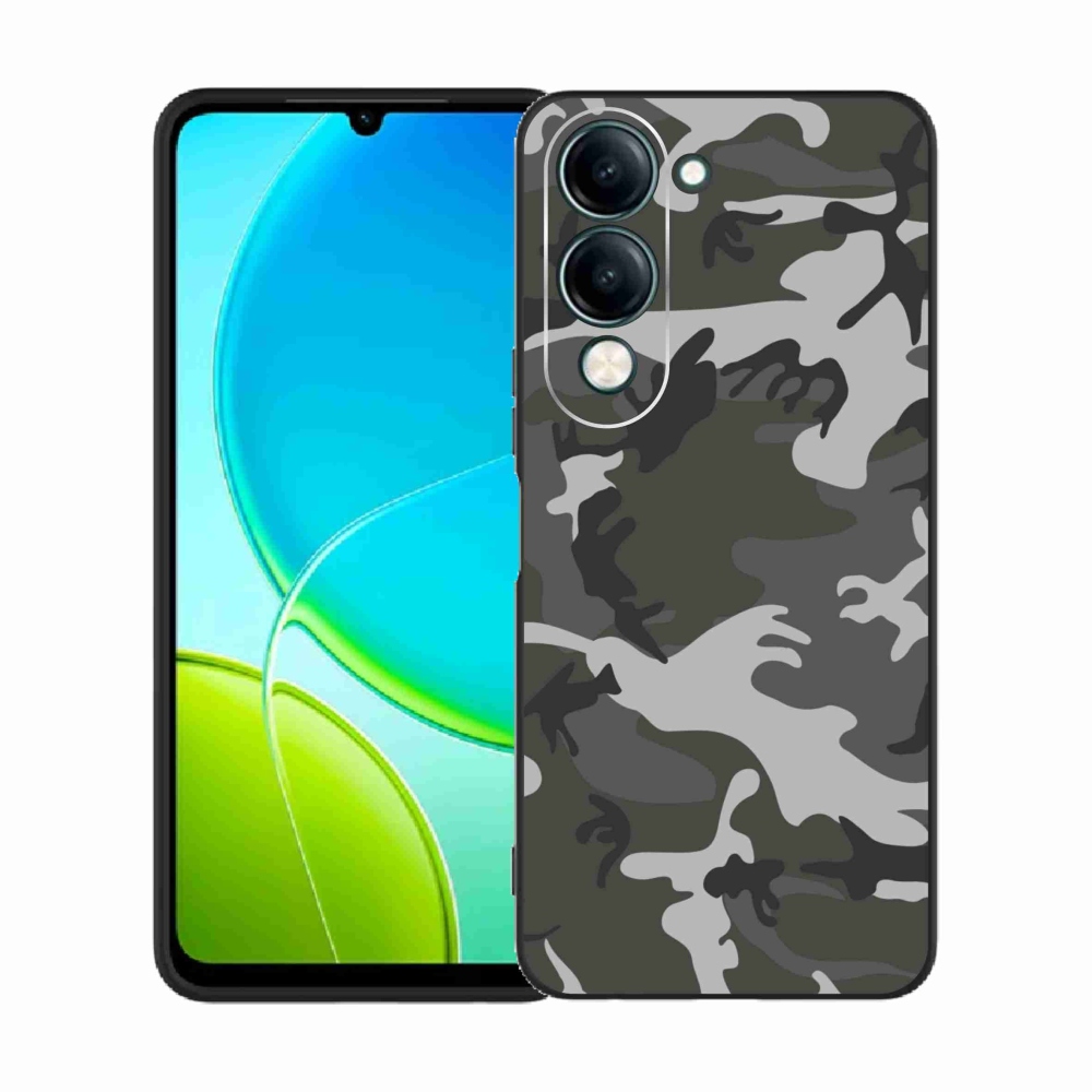 Gelový kryt mmCase na Vivo Y29s 5G - maskáčový vzor