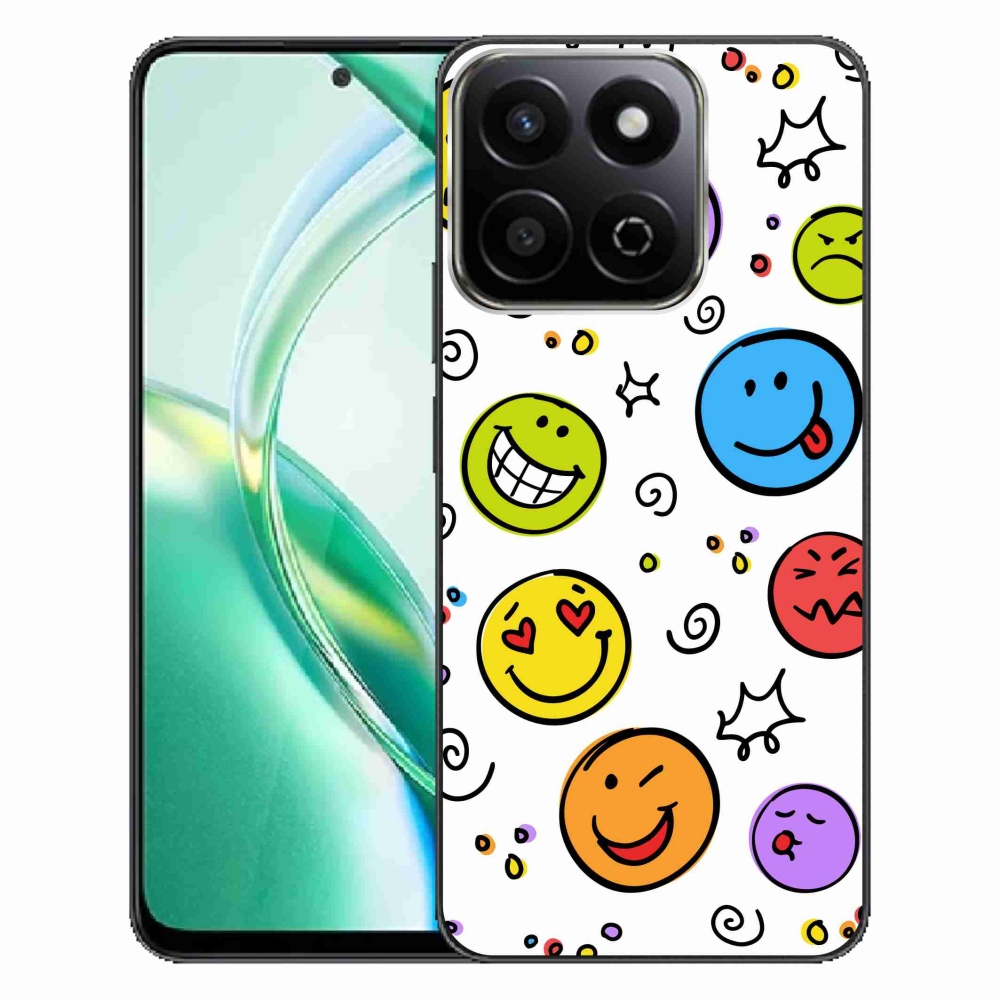 Gelový kryt mmCase na Honor 200 Smart 5G - smajlíci