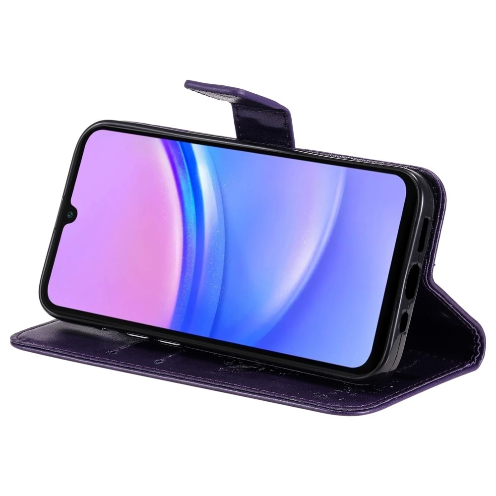 Trees knížkové pouzdro na Samsung Galaxy A16 4G/5G/A26 5G - tmavěfialové