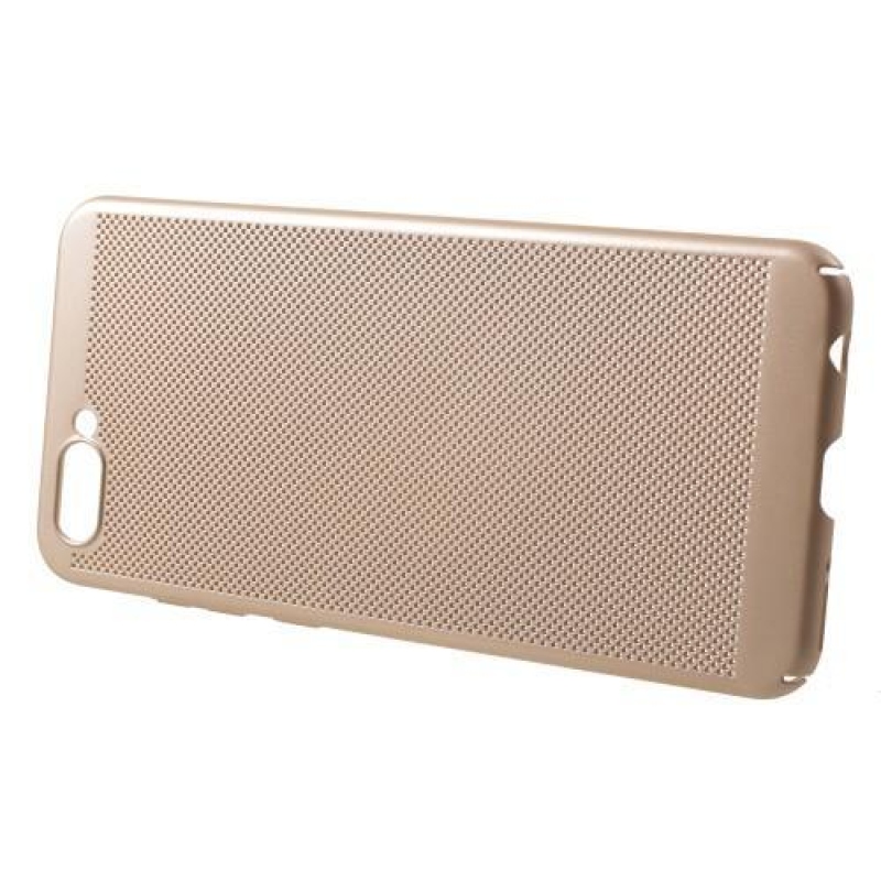 Mesh plastový obal na Honor View 10 - zlatý