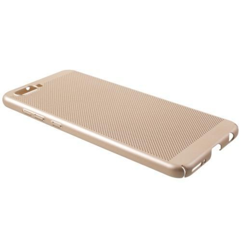 Mesh plastový obal na Honor View 10 - zlatý
