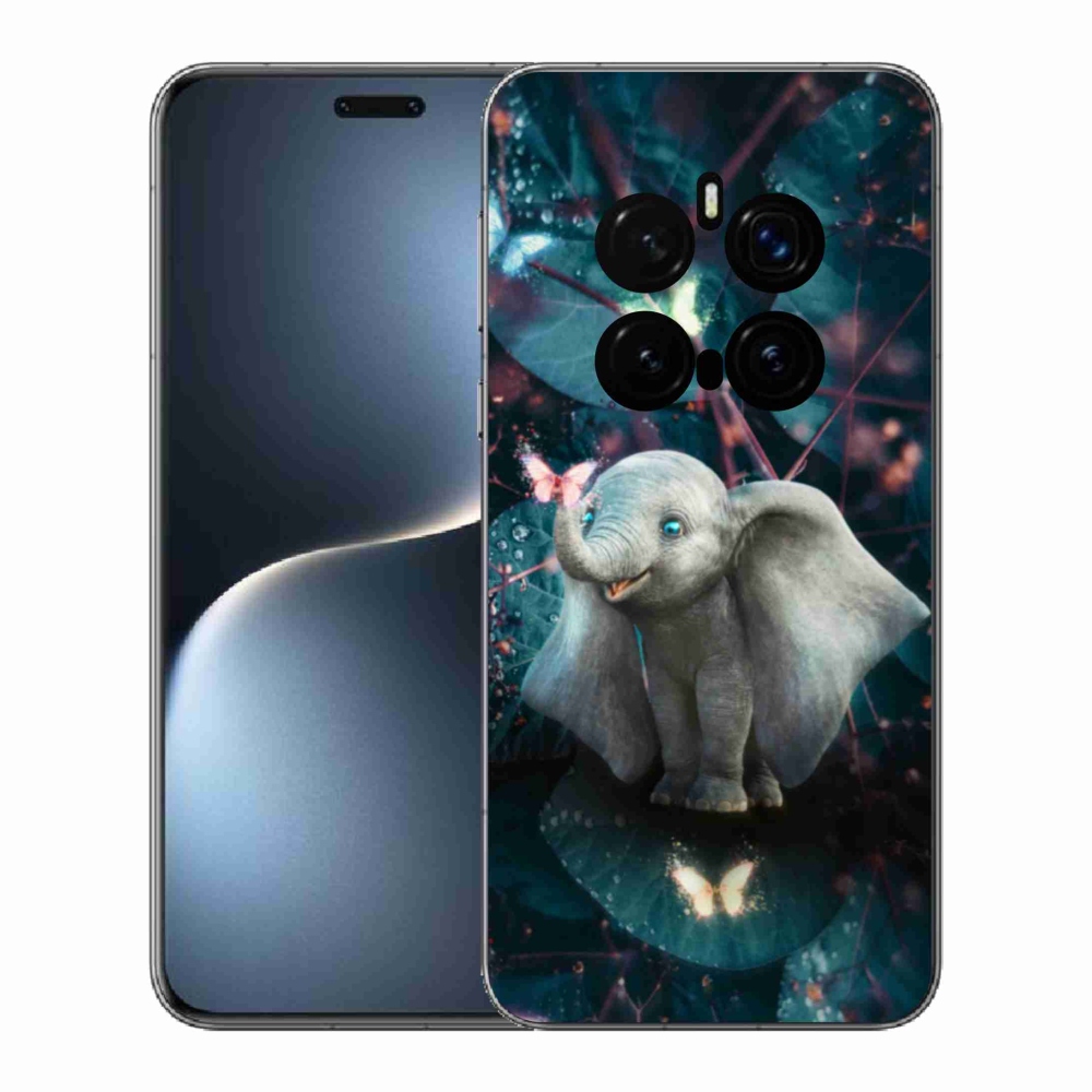 Gelový kryt mmCase na Honor Magic 7 Pro 5G - roztomilý slon
