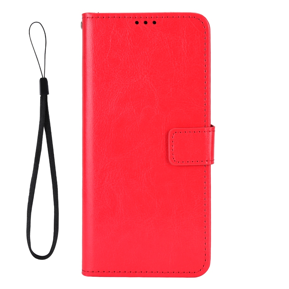 Crazy knížkové pouzdro na Xiaomi Poco F7 5G - červené