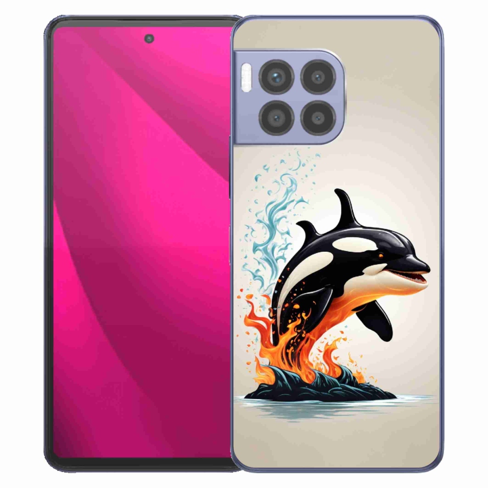 Gelový kryt mmCase na T-Mobile T Phone 2 Pro - kosatka