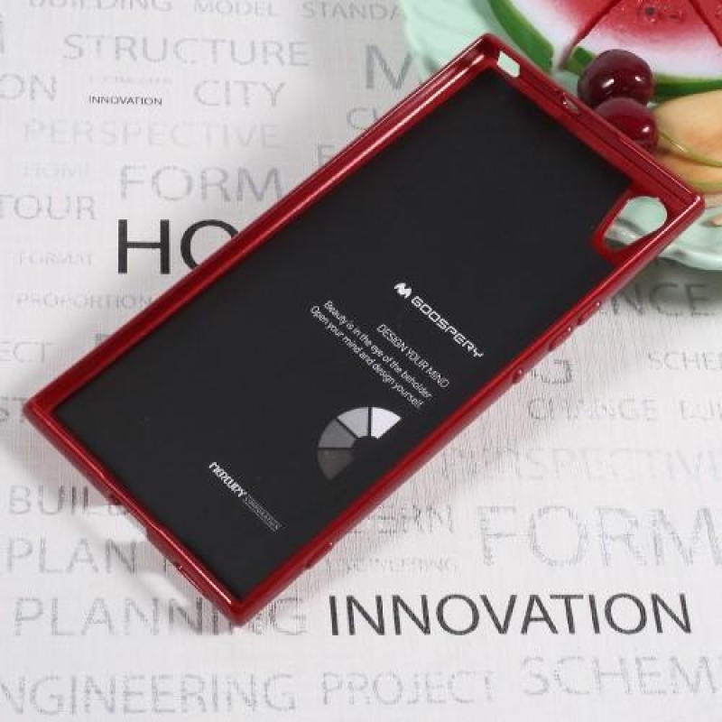 MG jemně se třpytící gelový obal na Sony Xperia XA1 Ultra - červený