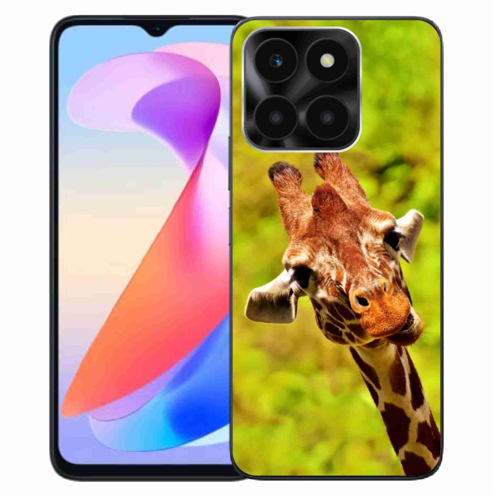 Gelový kryt mmCase na Honor X6a - žirafa
