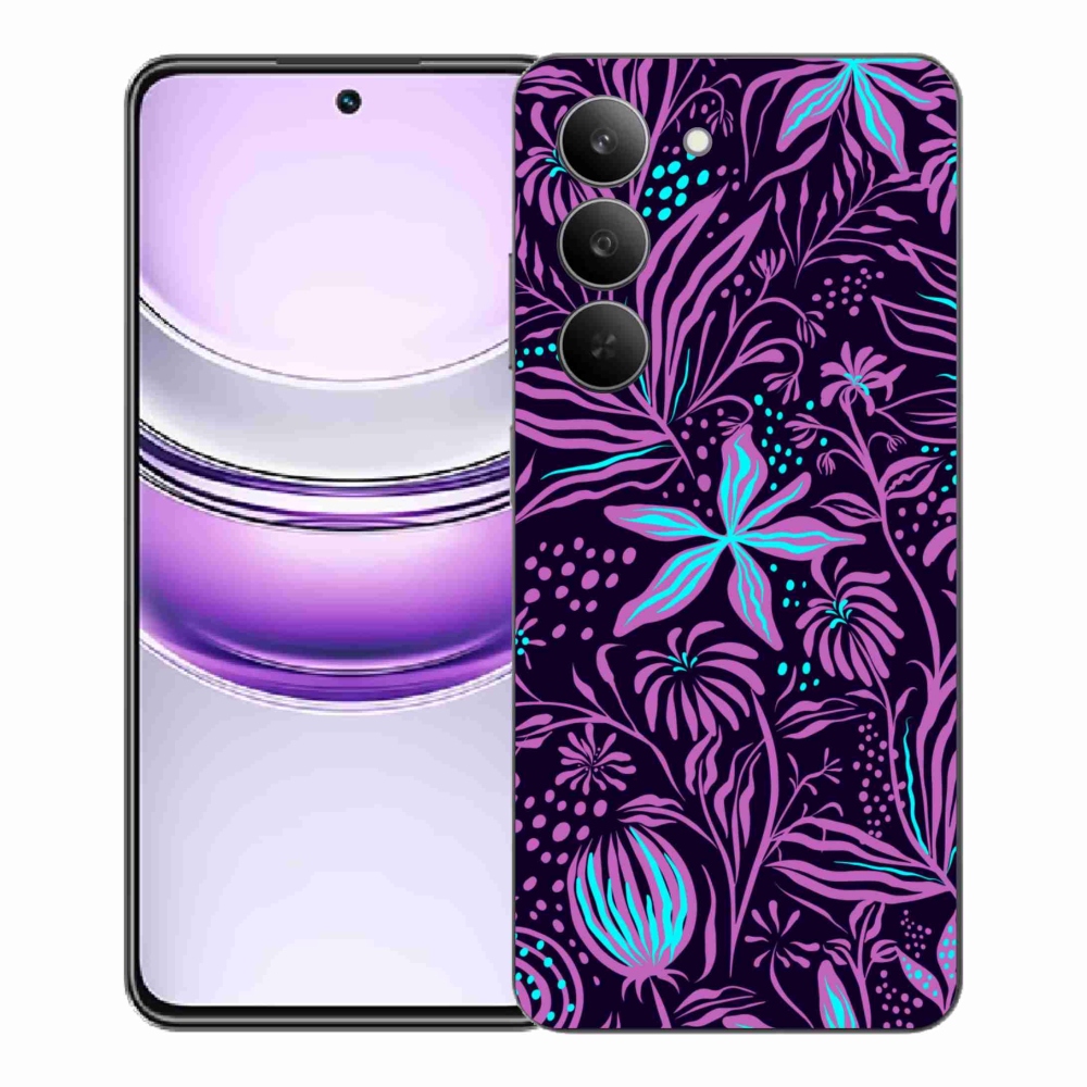 Gelový kryt mmCase na Realme 14x 5G - květiny 2