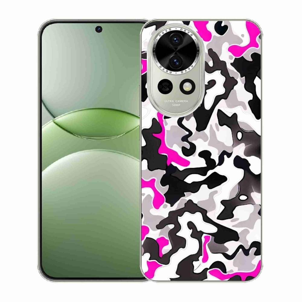 Gelový kryt mmCase na Huawei Nova 13 5G - maskáčový vzor 5