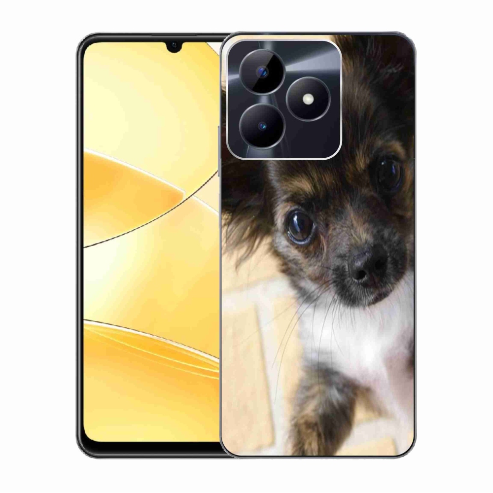 Gelový obal mmCase na Realme C51/C53 - čivava 2