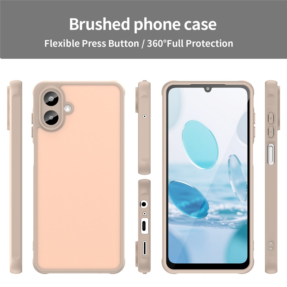 Proof gelový obal s pevnými zády na Samsung Galaxy A07 4G - oranžový