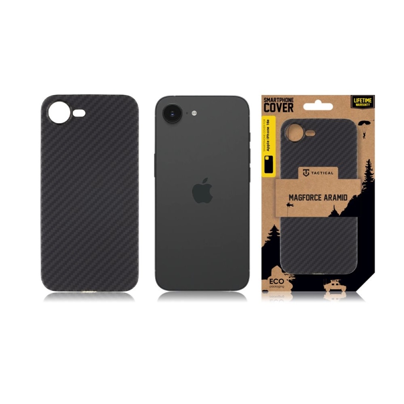 Tactical MagForce Aramid Kryt pro Apple iPhone 16e Black