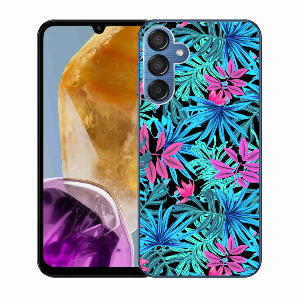 Gelový kryt mmCase na Samsung Galaxy M15 5G - květiny 3