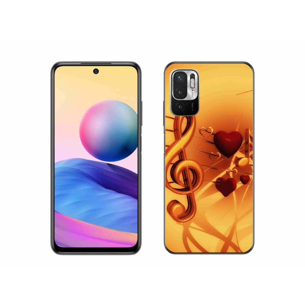 Gelový kryt mmCase na Xiaomi Redmi Note 10 5G - noty