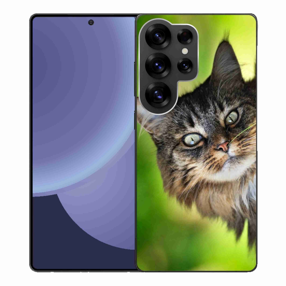 Gelový kryt mmCase na Samsung Galaxy S25 Ultra - kočka 3