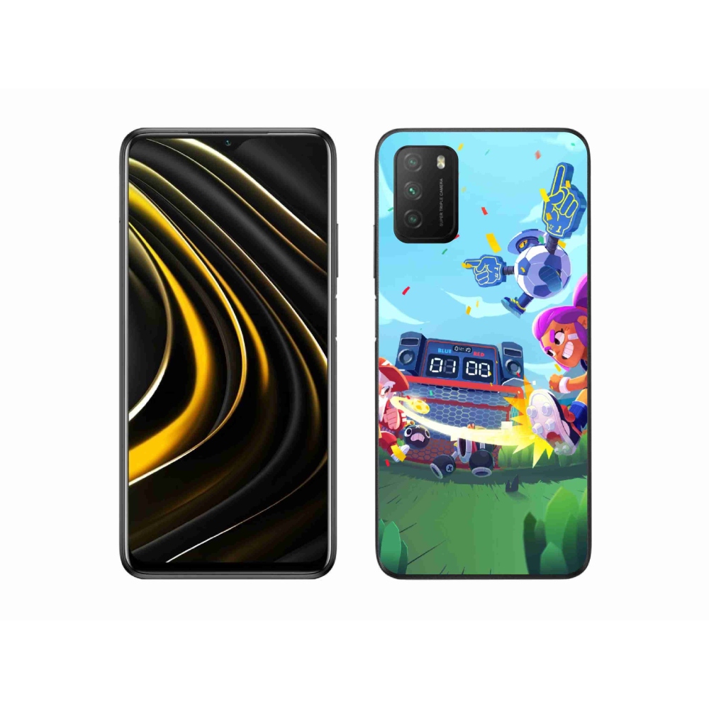 Gelový kryt mmCase na Xiaomi Poco M3 - brawl stars 1