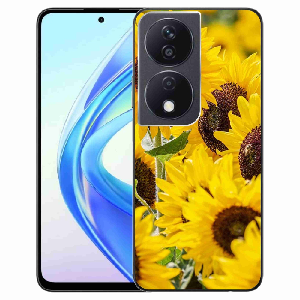 Gelový kryt mmCase na Honor X7b/Honor 90 Smart - slunečnice