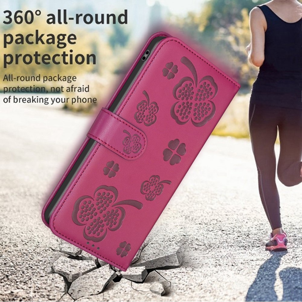 Clover knížkové pouzdro na Xiaomi Redmi 13 4G/Poco M6 4G - rose